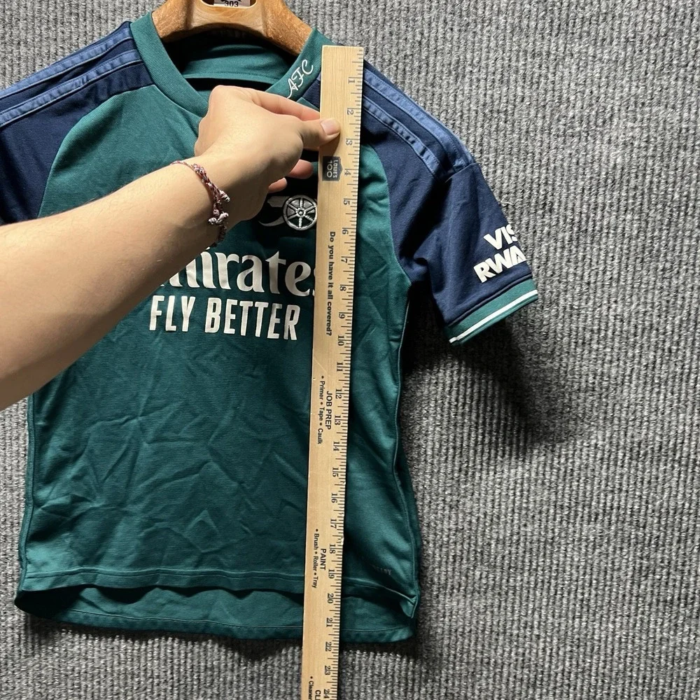 Adidas Arsenal Jersey Youth Medium Soccer‎ 23/24 Third Jersey Green